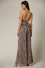 Load image into Gallery viewer, C'e La Ve SATIN TIGER PRINT PANT SET