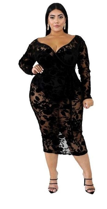 C'e La Ve BLACK MAXI DRESS