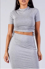 Load image into Gallery viewer, C&#39;e La Ve HEATHER GREY 2PIECE
